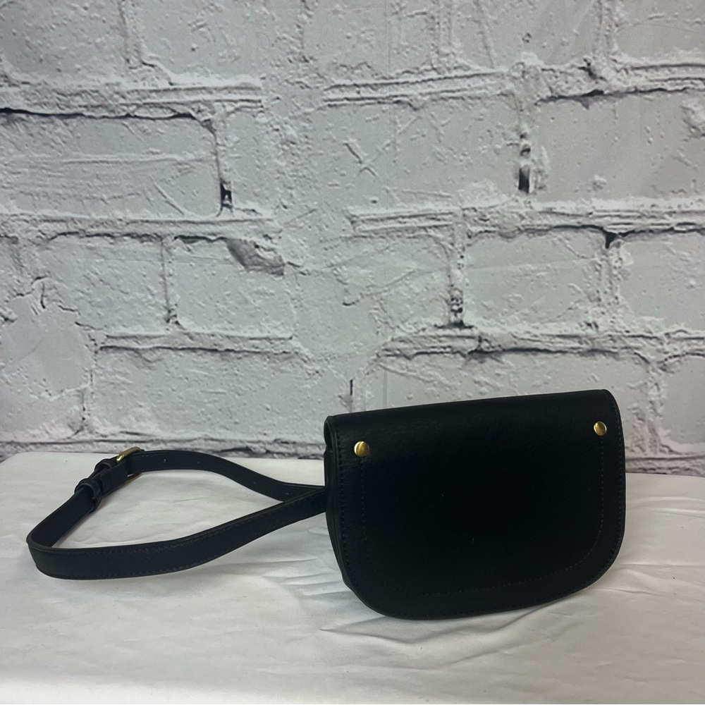 Anthropologie Black waist purse.